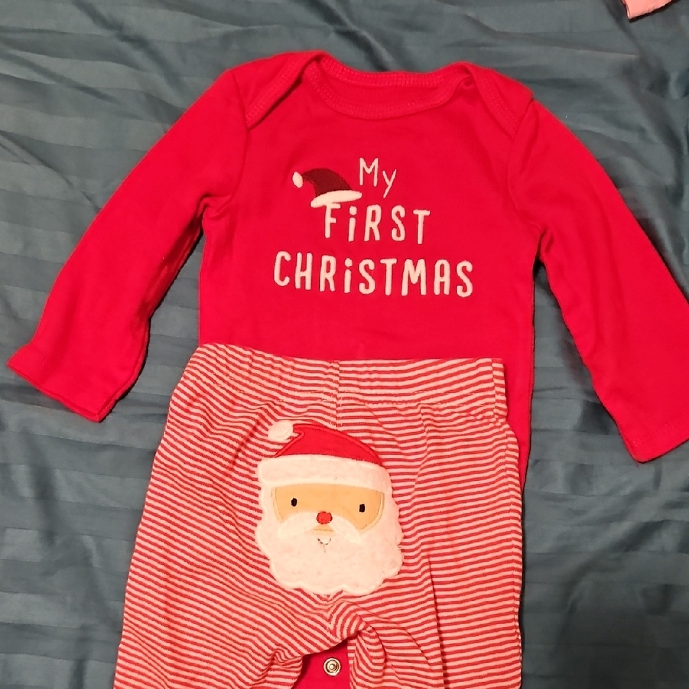 My First Christmas Matching Set - Red
